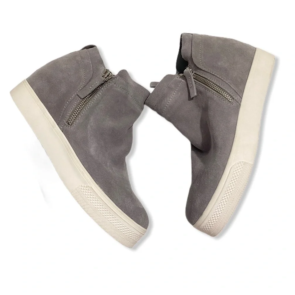 Dolce Vita Winy Suede Wedge Sneaker Sz 9.5 NWOB